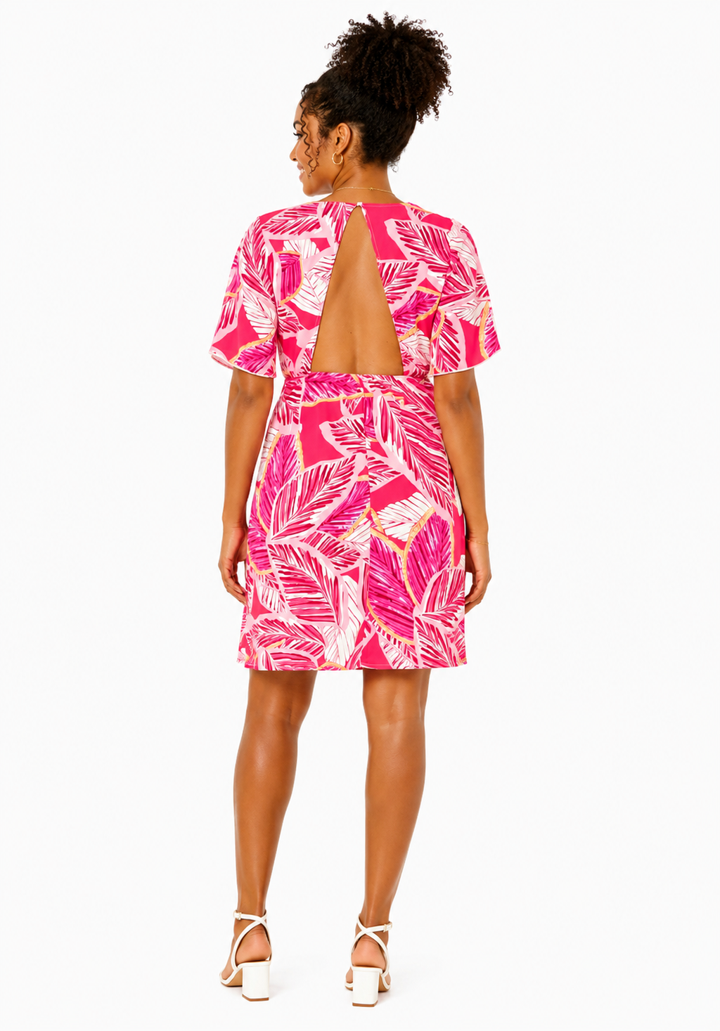 Robe Tropicale Rose