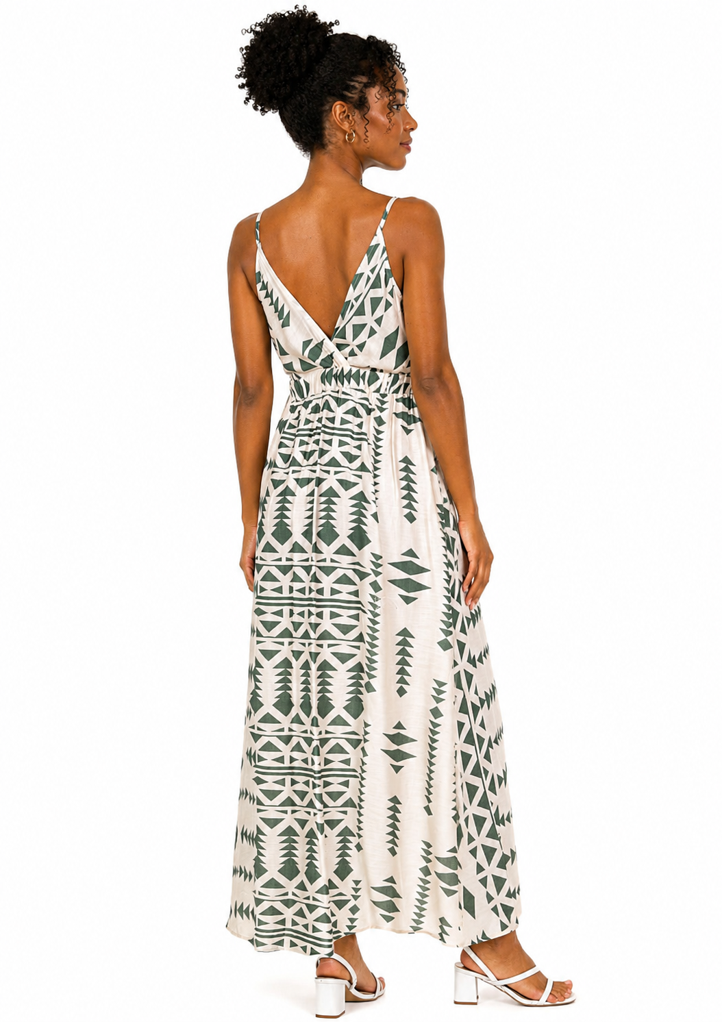 Robe Longue Imprimée Ethnique – Chic & Évasion